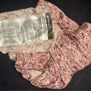 Silly Baby pink Anthropologie forest animals wrap